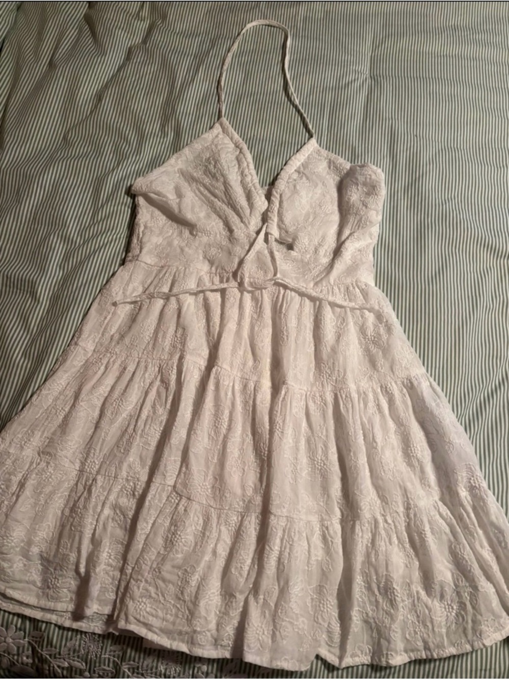 Petal & Pup White Lace Mini Dress